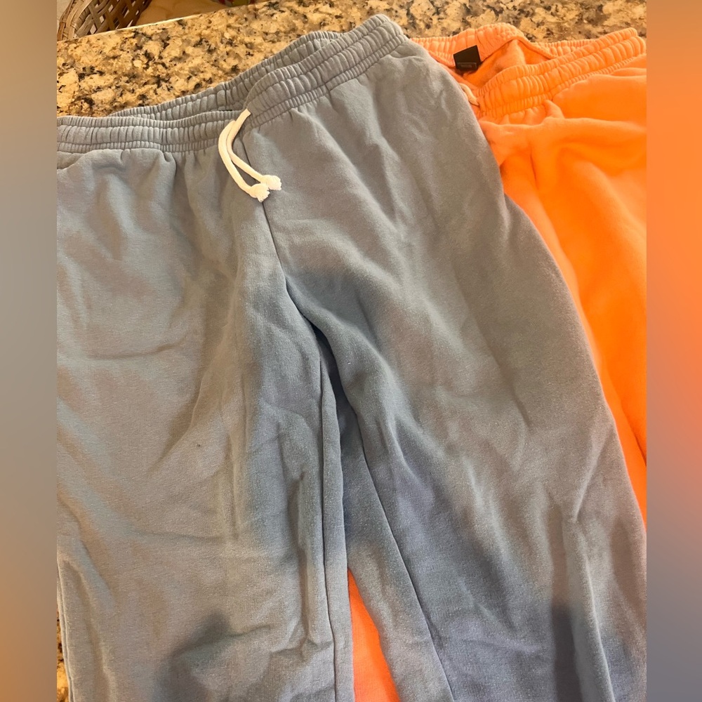 Wild Fable Sweatpants Bundle (2 Pairs) Size Small Blue & Orange Joggers